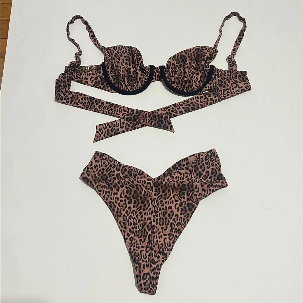 Skatie Leopard Print Bikini - Picture 15 of 16